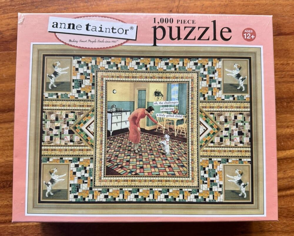 Anne Taintor Oh The Challenges of Raising A Truly Gifted Child 1000 Piece Puzzle